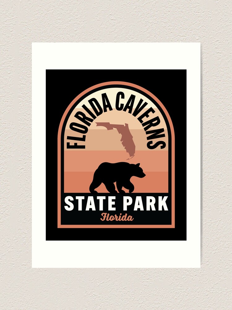Thumbnail 1 von 3, Kunstdruck, Florida Caverns State Park FL Bear designt und verkauft von HalpinDesign.