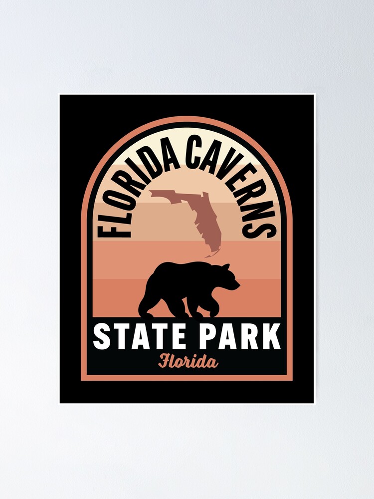 Imagen 1 de 3, Póster con la obra Florida Caverns State Park FL Bear, diseñada y vendida por HalpinDesign.