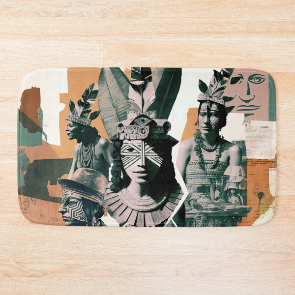 Item preview, Tribes of the Amazon Collage designed and sold by Odd World.
