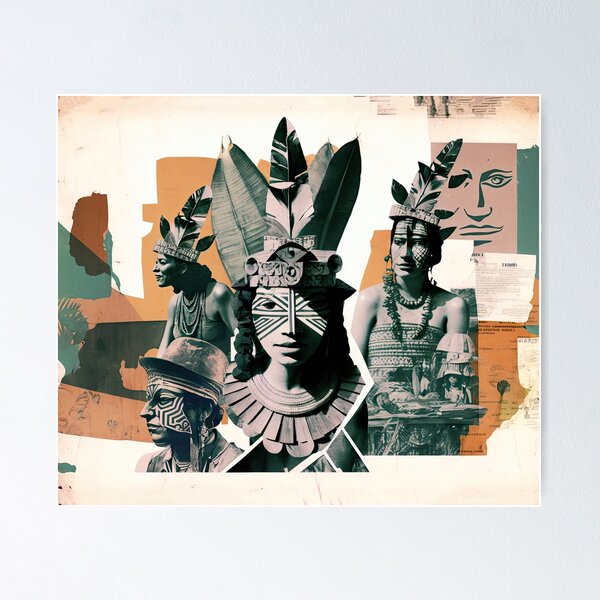 Item preview, Tribes of the Amazon Collage designed and sold by Odd World.