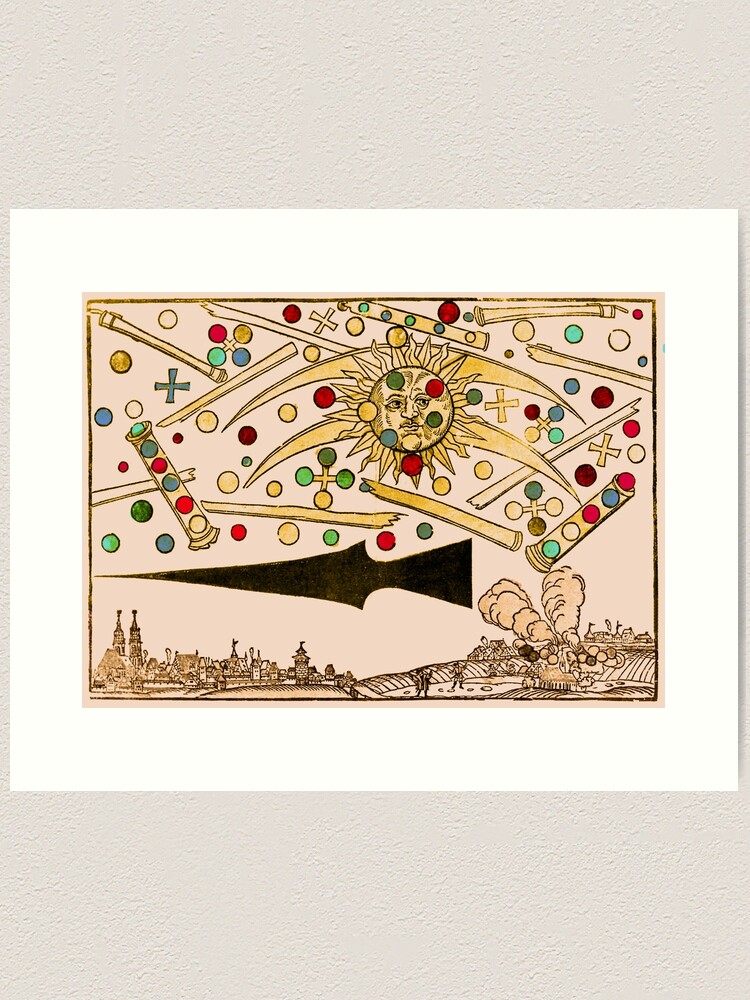 絵画 UFO 1561 Ufo Phenomenon Over Nuremberg Framed Print by Science