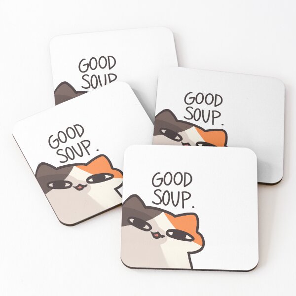 Item preview, good soup meme cat designed and sold by JentleArt.