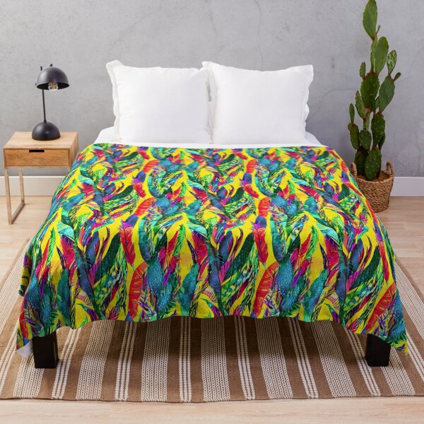 Item preview, Colorful abstract feathers pattern designed and sold by ibelieveimages.