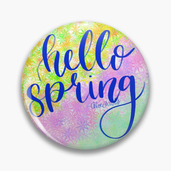 Item preview, Hello Spring Writing Floral designed and sold by chloescalli17.