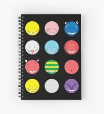Koro Sensei Emotions Spiral Notebook