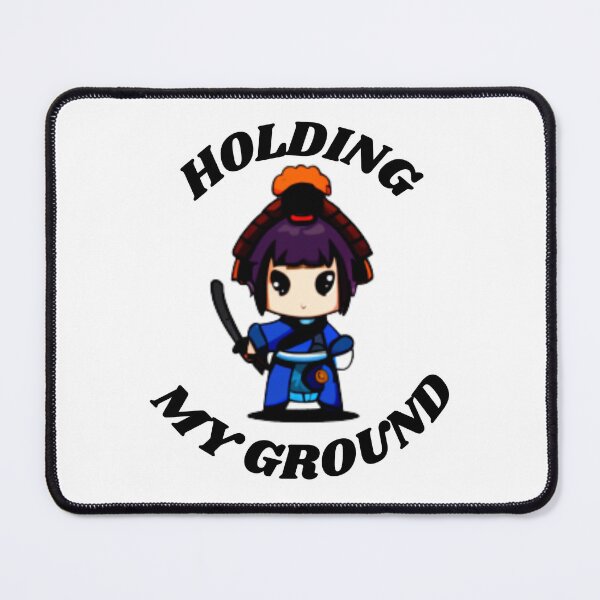Item preview, Samurai Holding Ground with A Drawn Sword designed and sold by HanaiPrint.