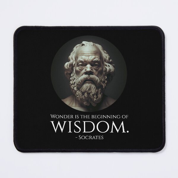 Item preview, Ancient Greek Philosophy - Wonder Is The Beginning Of Wisdom. - Socrates designed and sold by Styrman.