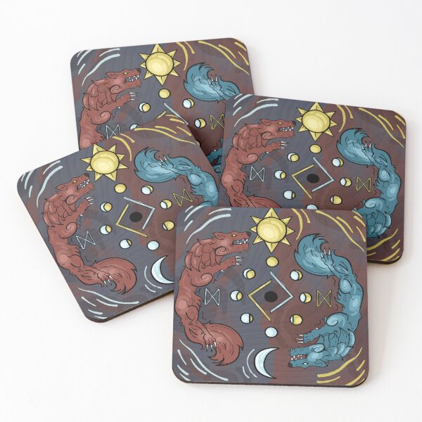 Item preview, Skoll and Hati Revised designed and sold by Vadalia-Sweet.