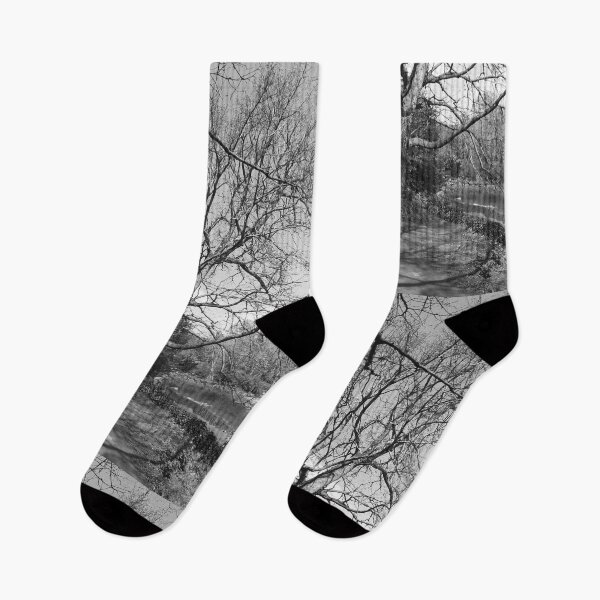 Item preview, Tree shadows on the trail Buncrana black and white designed and sold by eddiebarronshop.