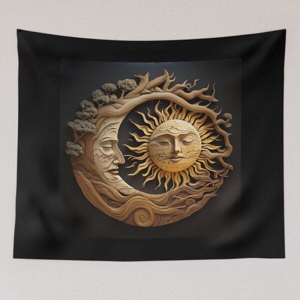 Item preview, Sun and Moon - Balance of Day and Night designed and sold by BeachBumPics.