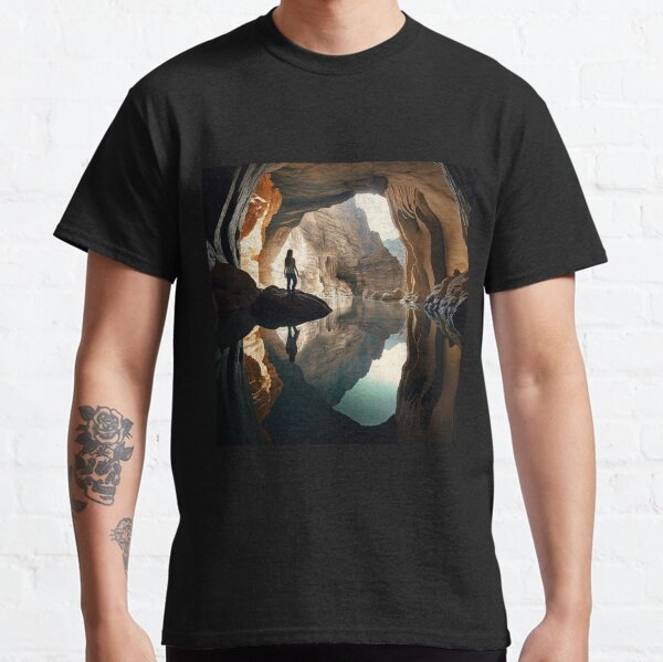 cave and woman Classic T-Shirt