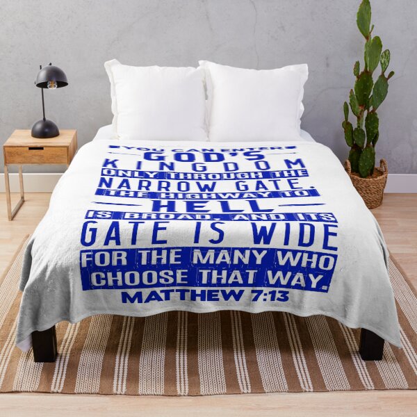 Item preview, You Can Enter God’s Kingdom Only Through The Narrow Gate - Matthew 7:13 designed and sold by plushism.