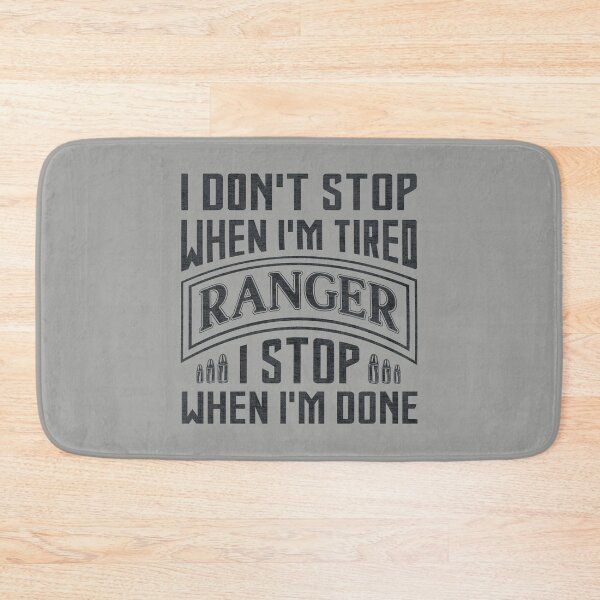 Item preview, US Ranger Stop When Done Quote #2891 designed and sold by Rare-Militia.