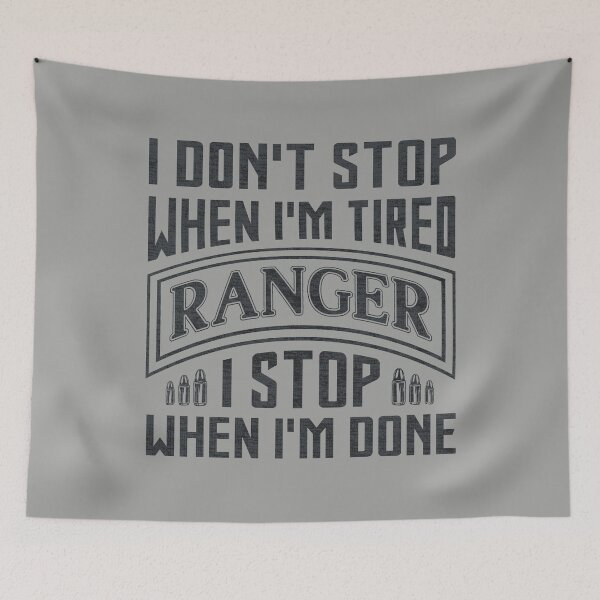 Item preview, US Ranger Stop When Done Quote #2891 designed and sold by Rare-Militia.
