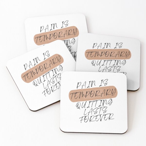 Item preview, Pain Is Temporary Quitting Lasts Forever designed and sold by EXproRIMENT.