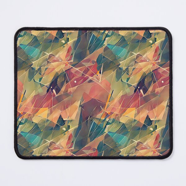 Item preview, Muted tones abstract dimensions pattern designed and sold by ibelieveimages.