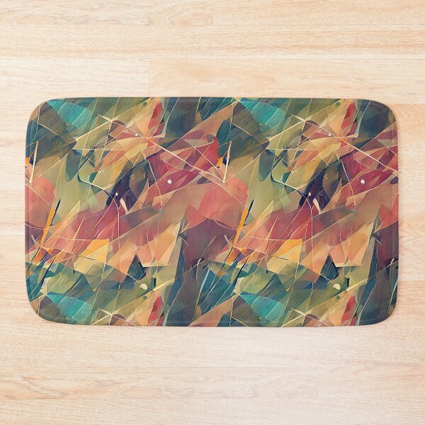 Item preview, Muted tones abstract dimensions pattern designed and sold by ibelieveimages.