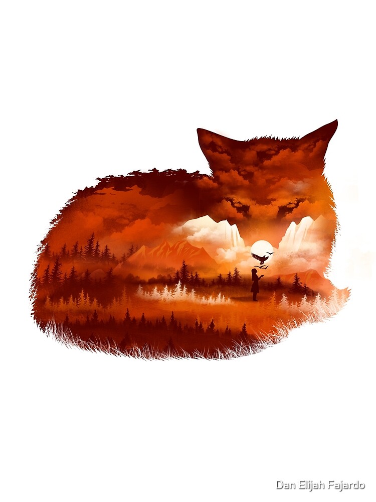 The Girl in the Red Forest by dandingeroz