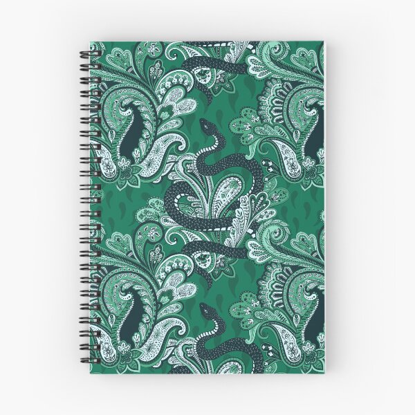 Item preview, Serpent paisley in green designed and sold by Michelle doran.