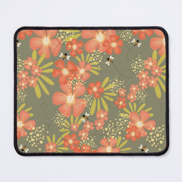 Item preview, Bee magic honeybee on Flowers designed and sold by SurfPixieArt.