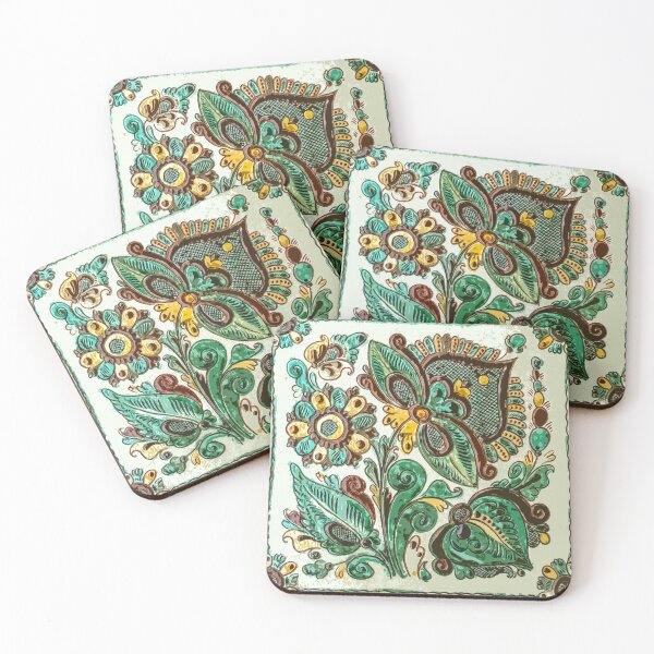 Item preview, Ukraine folk flowers decor designed and sold by Gogodzy.