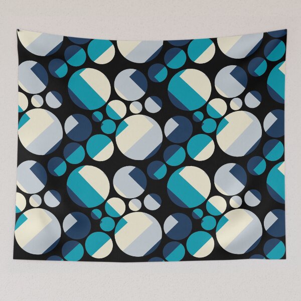 Item preview, Bubble pattern design, blue palette  designed and sold by RiciPaneto.