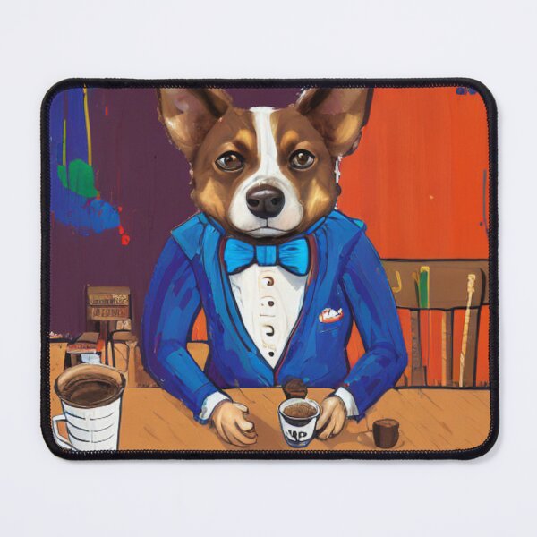 Item preview, A Cartoon Dog's Love for Coffee - A Cartoon Dog's Passion for Coffee designed and sold by WBP Mart.