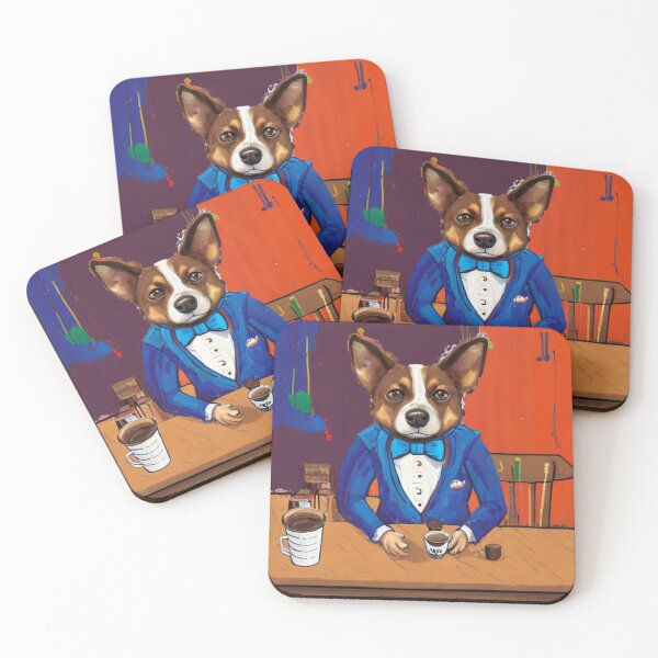 Item preview, A Cartoon Dog's Love for Coffee - A Cartoon Dog's Passion for Coffee designed and sold by WBP Mart.