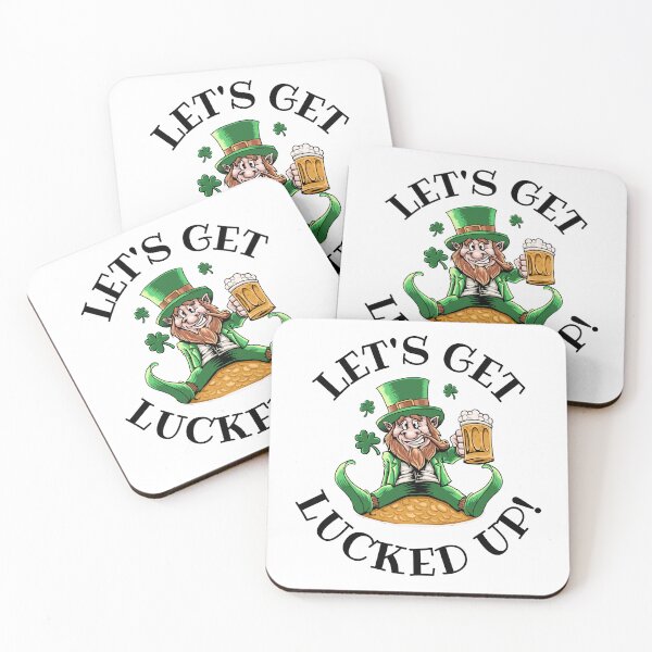 Item preview, St. Patricks Day Shirt - Lets Get Lucked Up designed and sold by Rich Summers Art.