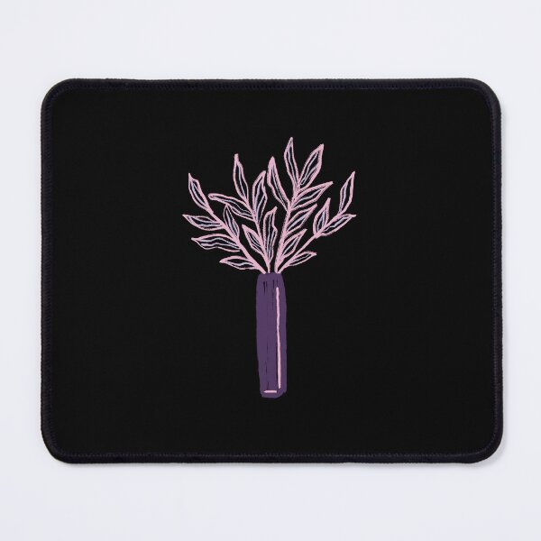 Item preview, pink & purple leaf vase designed and sold by flowerheadria.
