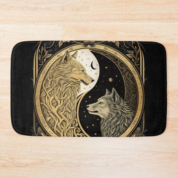 Item preview, Wolf tarot Yin Yang designed and sold by Visual-wallart.