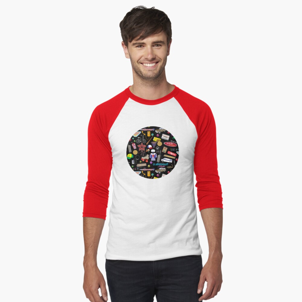 Artikel-Vorschau von Baseballshirt mit 3/4-Arm, designt und verkauft von jennifereladd.