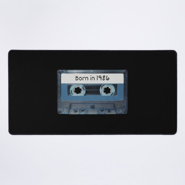 Item preview, Born in 1986 Cassette Tape Design Birthday Gift Idea designed and sold by RetroDesignsNW.