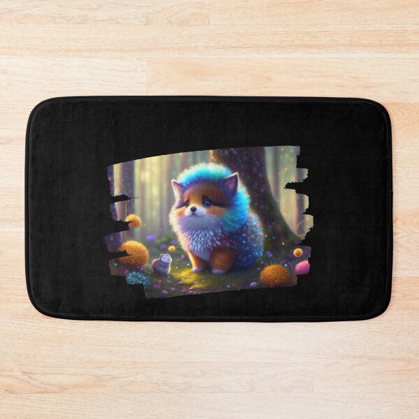 Item preview, A Cuteness Overload Adventure with a Little Cute Fox like creature in a Sunny Forest Ai Generated designed and sold by Mechanical-Artt.