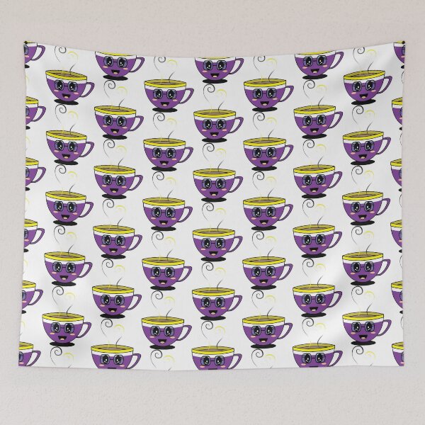 Item preview, Equalitea Nonbinary Flag Pride w/ lashes and tall glasses designed and sold by qteapiecastle.