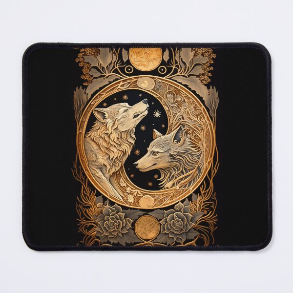Item preview, Wolf Yin Yang tarot designed and sold by Visual-wallart.