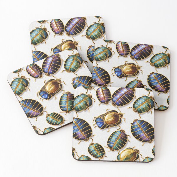 Item preview, Egyptian scarab beetles designed and sold by YeKnot.