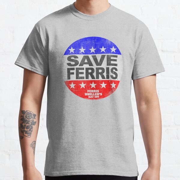 Item preview, Ferris Bueller Save Ferris American Flag Election Button designed and sold by FifthSun.