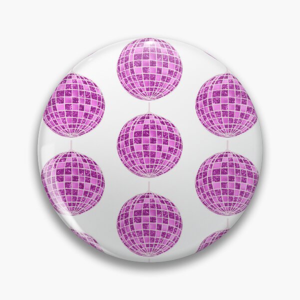 Item preview, Pink Disco Glitterball Pattern | Discoball | Keep Dancing | Dancing | Dancing gifts designed and sold by Lindsay Marie Patterns.