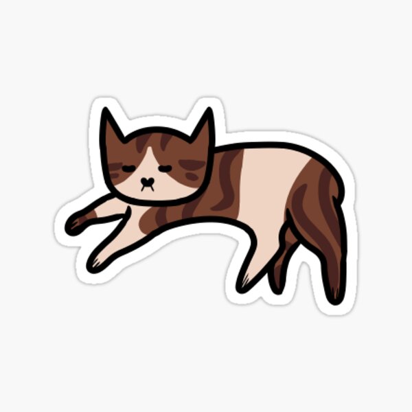 Artikelvorschau, Brown Tabby Sleeping - Tinycat entworfen und verkauft von BerryBamblz.