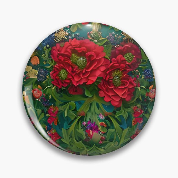 Item preview, Blooming in Baroque: A Magical Floral Pattern designed and sold by nouveaudecor.
