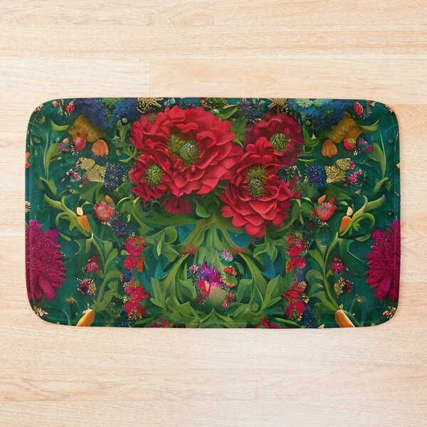 Item preview, Blooming in Baroque: A Magical Floral Pattern designed and sold by nouveaudecor.