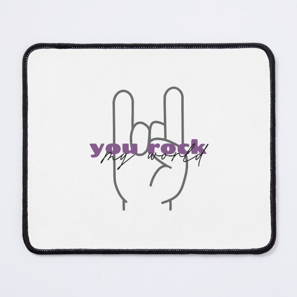 Item preview, you rock my world designed and sold by Marry-me.
