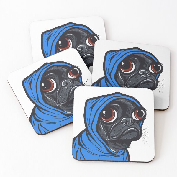 Item preview, Black Pug Hoodie designed and sold by turddemon.