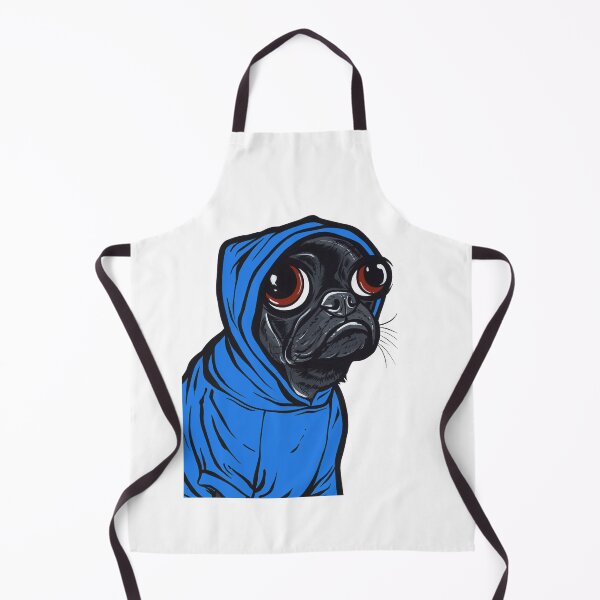Item preview, Black Pug Hoodie designed and sold by turddemon.