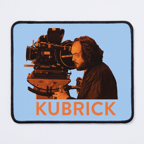 Item preview, orange Stanley Kubrick with camera designed and sold by planet99design.