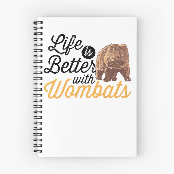 Item preview, Life is better with wombat Australia marsupial designed and sold by madgrfx.