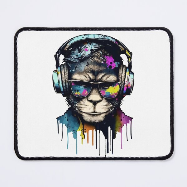 Item preview, The Monkey listens to music in style designed and sold by Melcu.