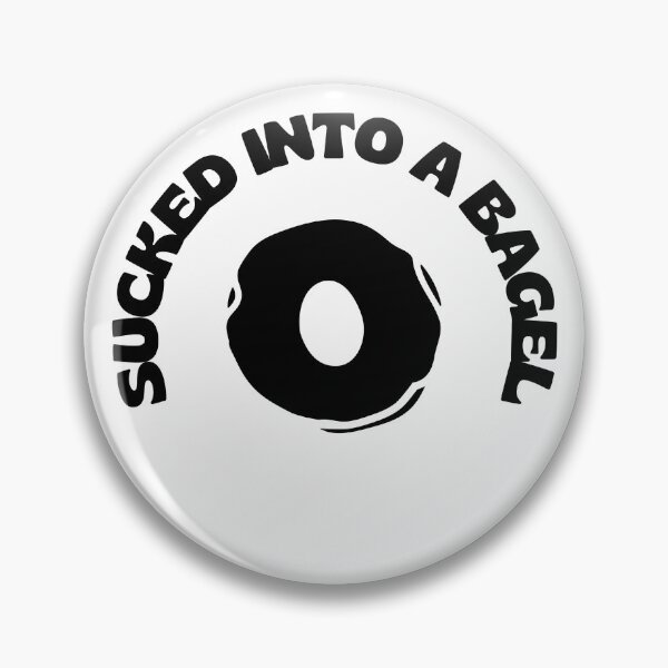 Item preview, Sucked Into a Bagel (Dark Font) designed and sold by 4CoolKats.
