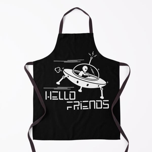 Item preview, Alien UFO - Hello Friends designed and sold by IFIOgirl.